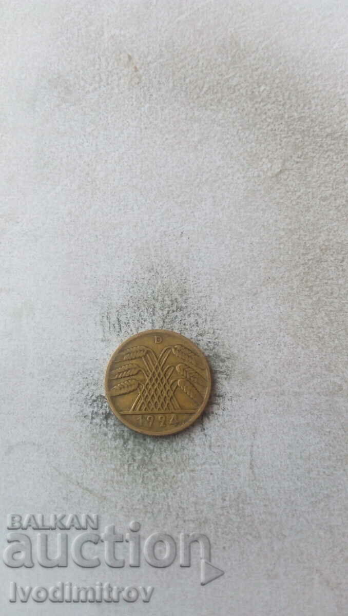 Germany 10 Reichspfenning 1924 D with price 1.65 BGN | € 0.84 Germany 10 Reichspfenning 1924 D with price 1.65 BGN | € 0.84