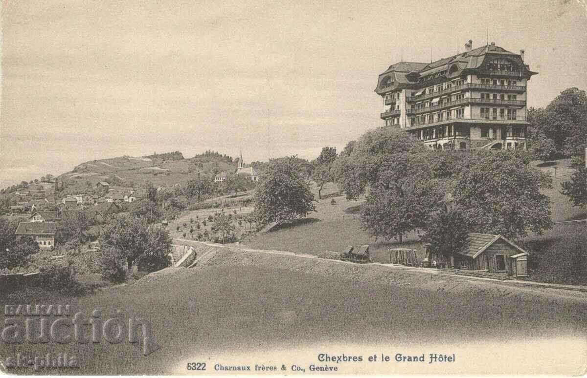 Carte poștală veche - Shakebres, Grand Hotel