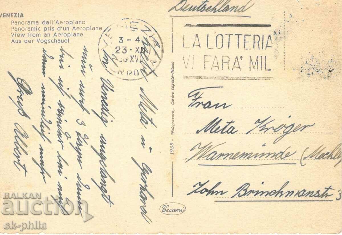 Old postcard - Venice, View from an airplane with price 1.30 BGN | € 0.66 Old postcard - Venice, View from an airplane with price 1.30 BGN | € 0.66