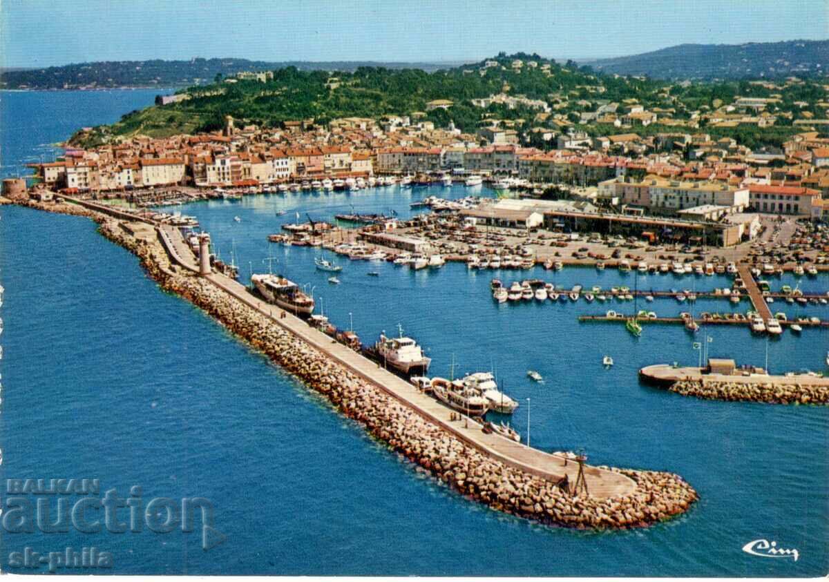 Παλιά καρτ ποστάλ - Saint Tropez, γενική άποψη