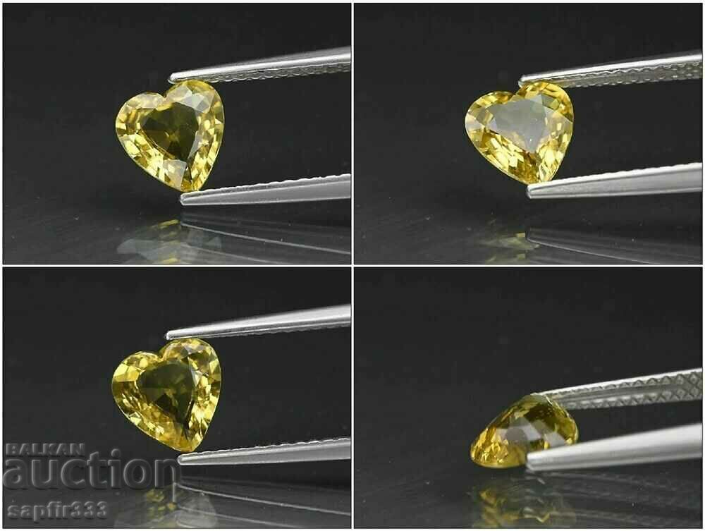 RARE AND BEAUTIFUL HIGH PURITY HEART CUT CHRYSOBERYL with price 327.00 BGN | € 167.19