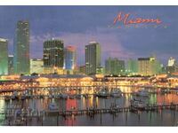 Old postcard - Miami, View