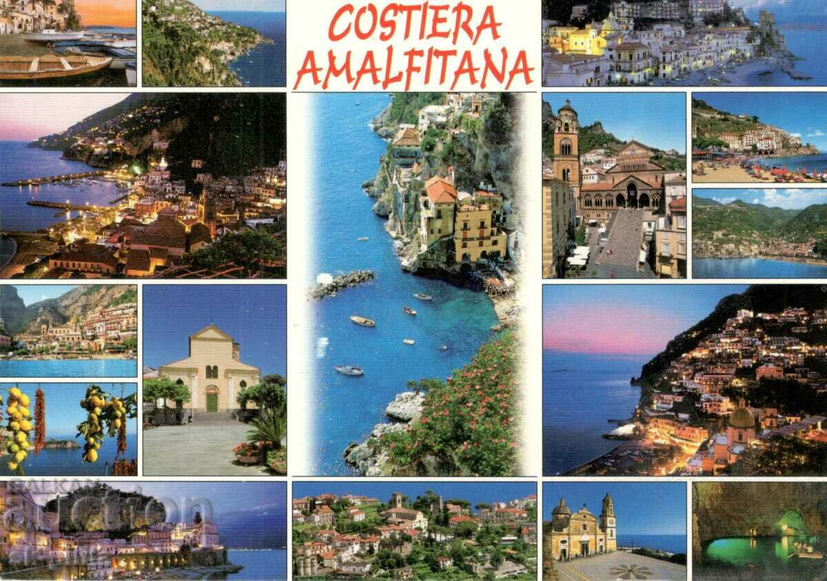 Old postcard - Amalfi, Mix