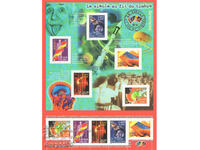 2001. France. Scientific events of the 20th century. Block sheet.