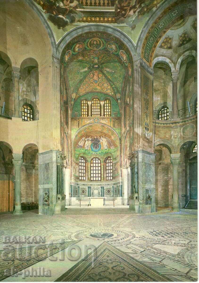 Old postcard - Ravenna, Basilica of the 6th century