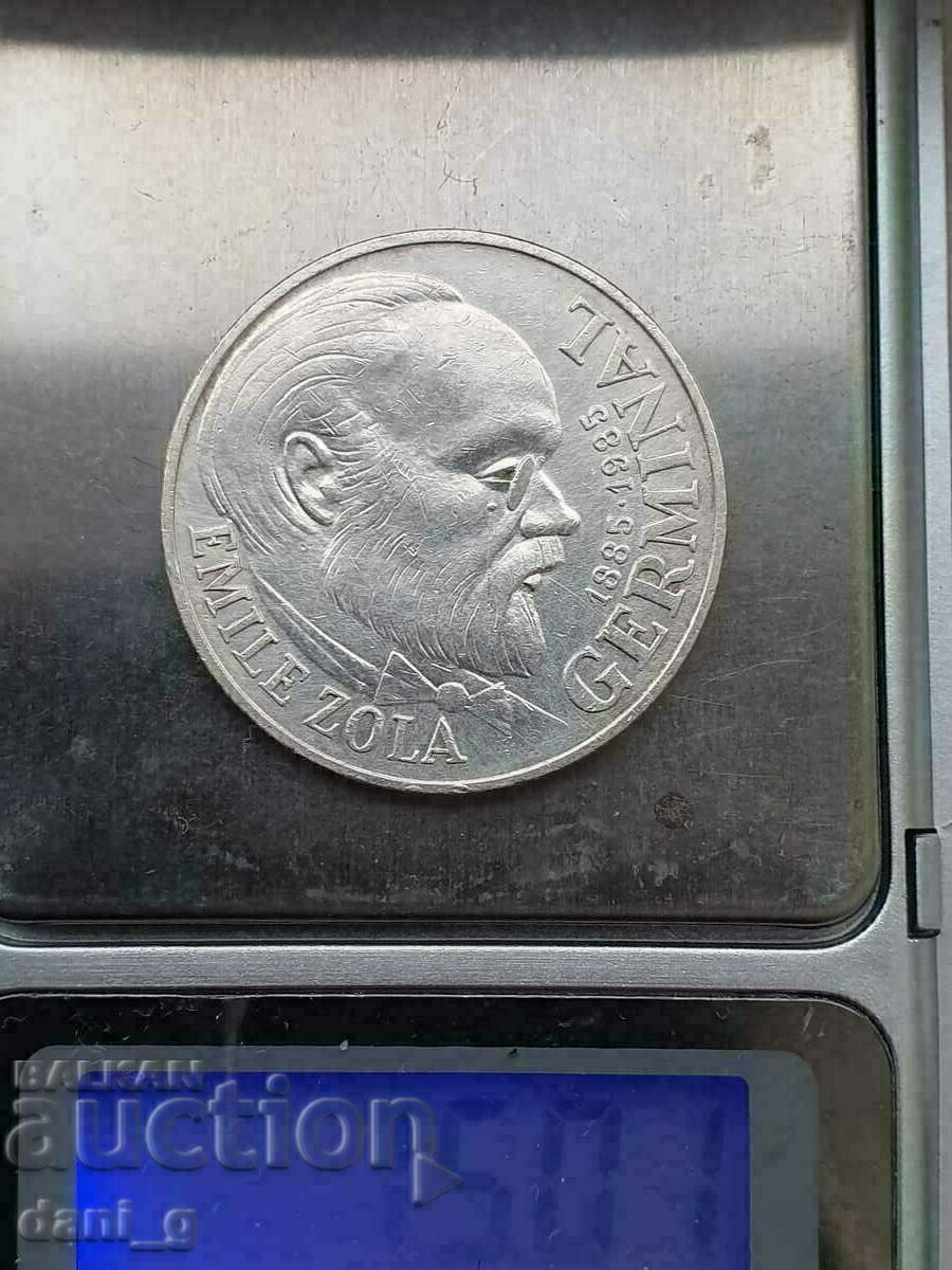 Δημοπρασία Ασημένιο νόμισμα 100 fr.Emile Zola
