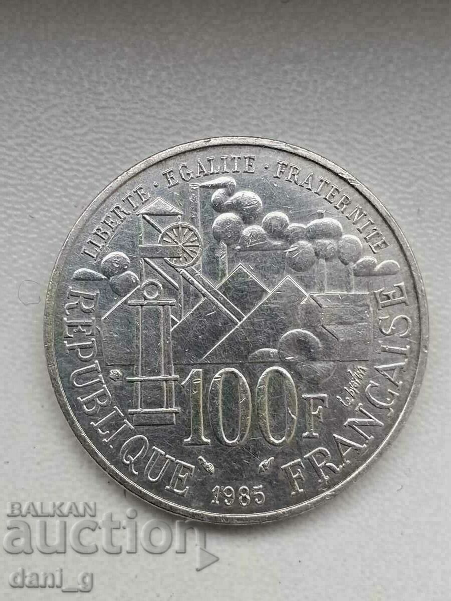 Παράδοση Ασημένιο νόμισμα 100 fr.Emile Zola