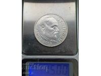 Silver coin 100 fr.Emile Zola