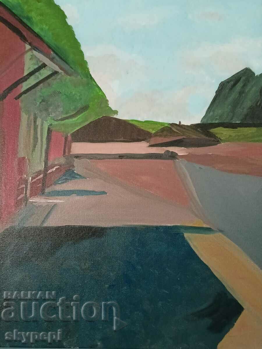 Delivery of Painting "LANDSCAPE" Delivery of Painting "LANDSCAPE"