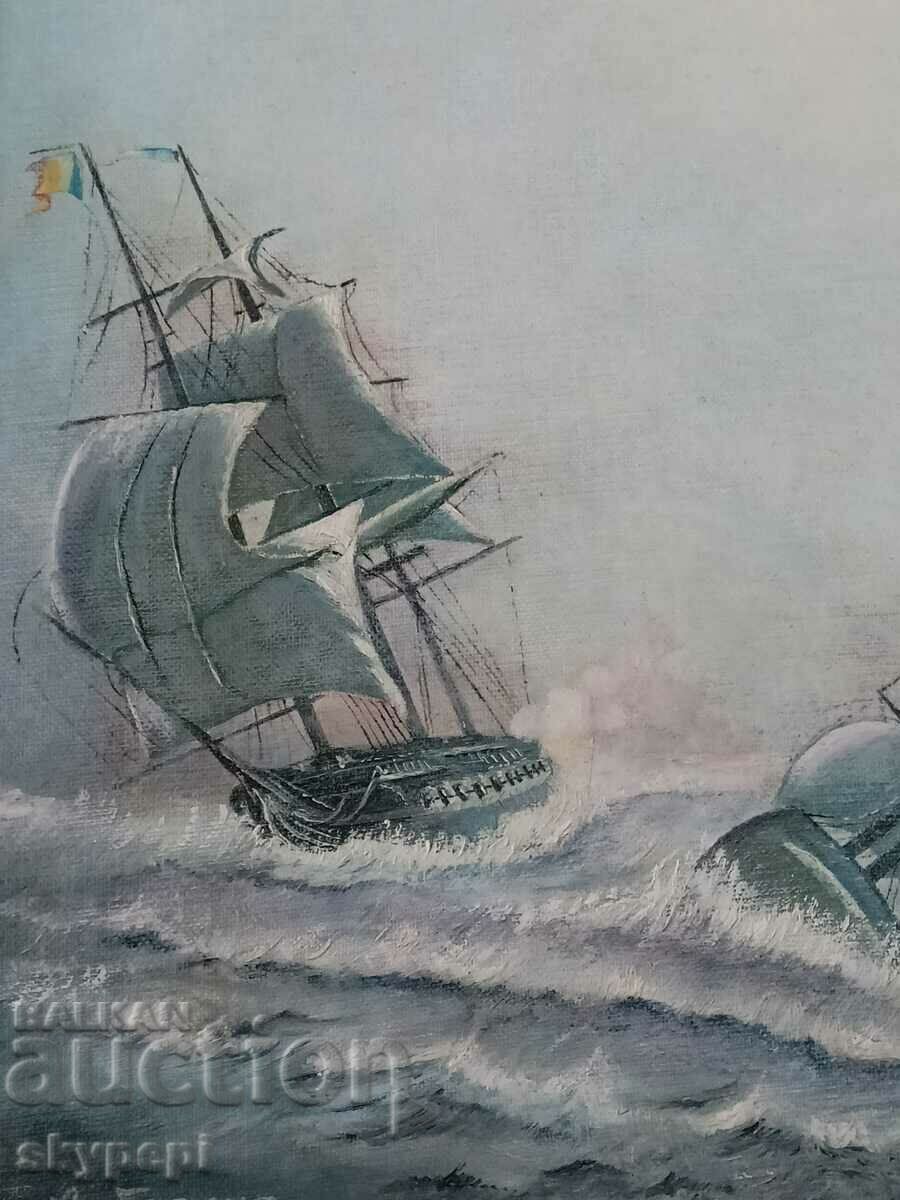 Delivery of Painting "Seascape" Delivery of Painting "Seascape"