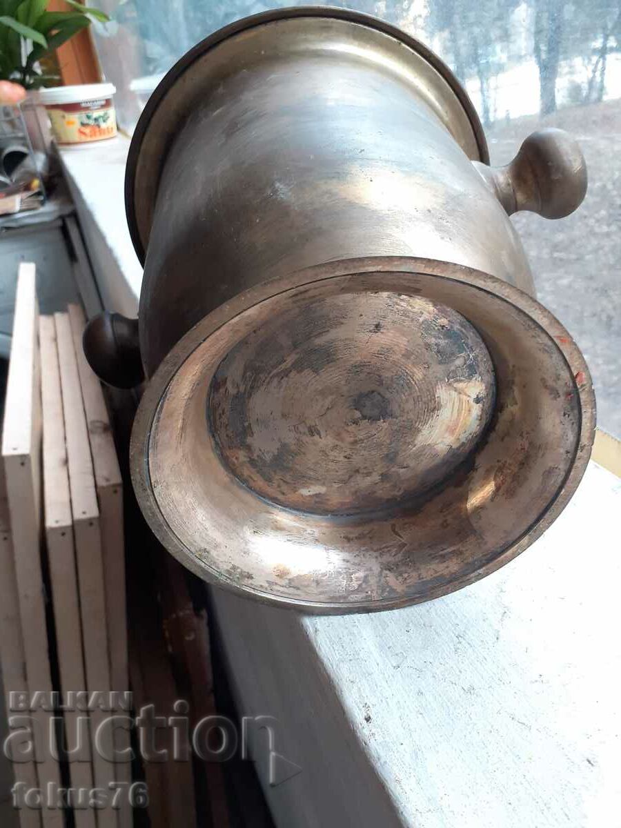 Livrarea Vechi răcitor de șampanie mare din bronz din secolul al XIX-lea Art Deco