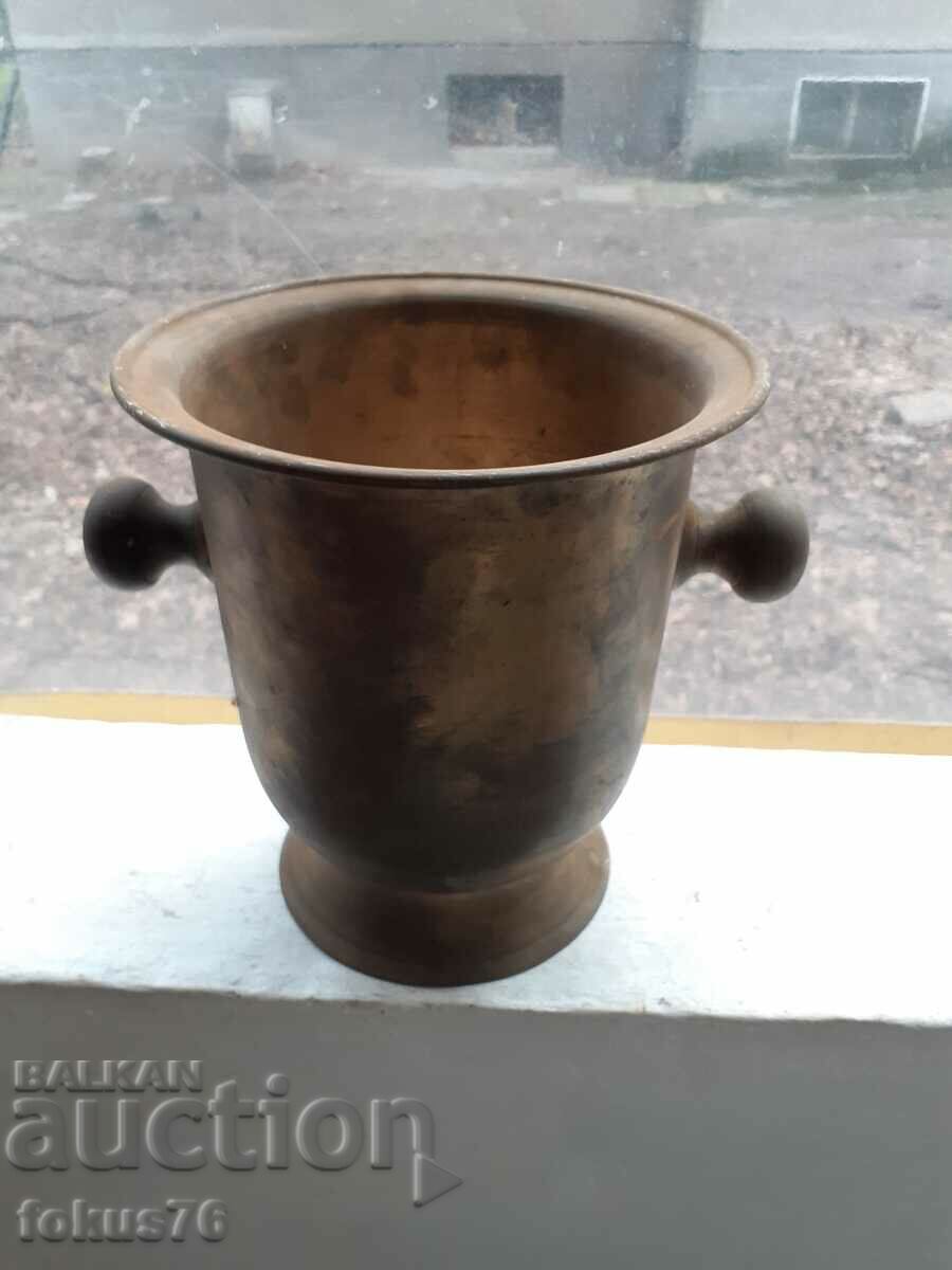 Vechi răcitor de șampanie mare din bronz din secolul al XIX-lea Art Deco - 5