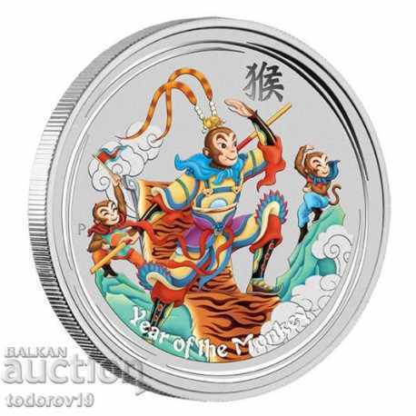 1 oz Silver Year of the Monkey 2016 /Monkey King/ 1 oz Silver Year of the Monkey 2016 /Monkey King/