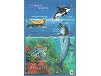 2002. Франция. Природата на Франция - Морски животни. Блок.