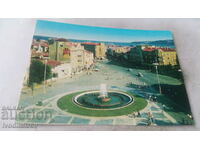 Пощенска картичка Варна Площад Девети Септември  1972
