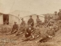 Балканска война с.Кавак 1913 г. Офицери и войници