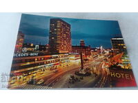 Καρτ ποστάλ Κοπεγχάγη Vesterbrogade τη νύχτα