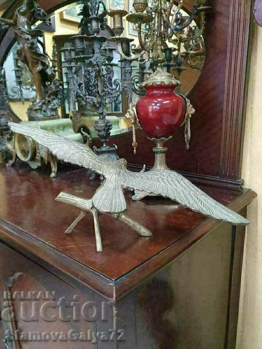 Delivery of Antique English Bronze Figure Statuette Eagle