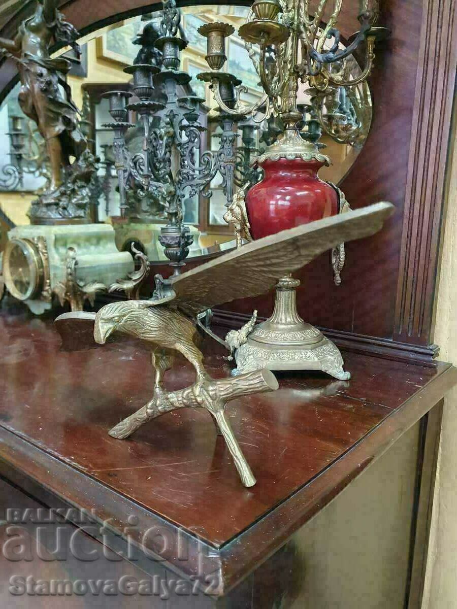 Antique English Bronze Figure Statuette Eagle - 7