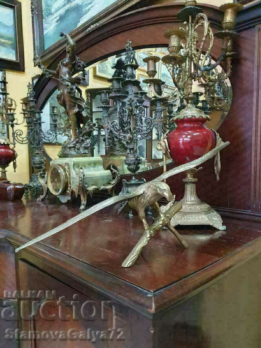 Antique English Bronze Figure Statuette Eagle Antique English Bronze Figure Statuette Eagle