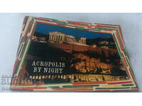 Carte poștală Acropole de noapte