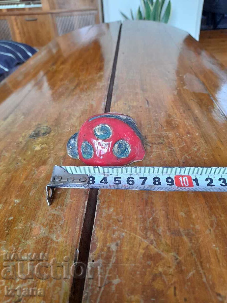 Auction Old ceramic ladybug Auction Old ceramic ladybug