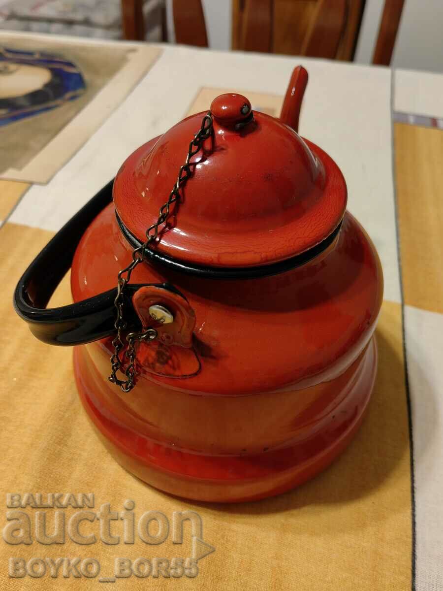 Auction  Disco Soc USSR Enameled Teapot 70s of the 20th century