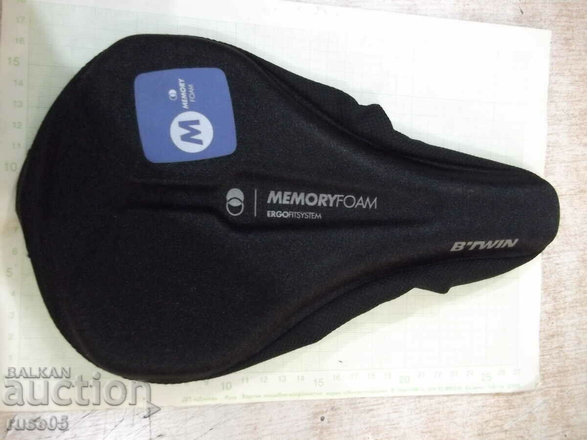 Seat cover 500 with memory foam, size M, black, new