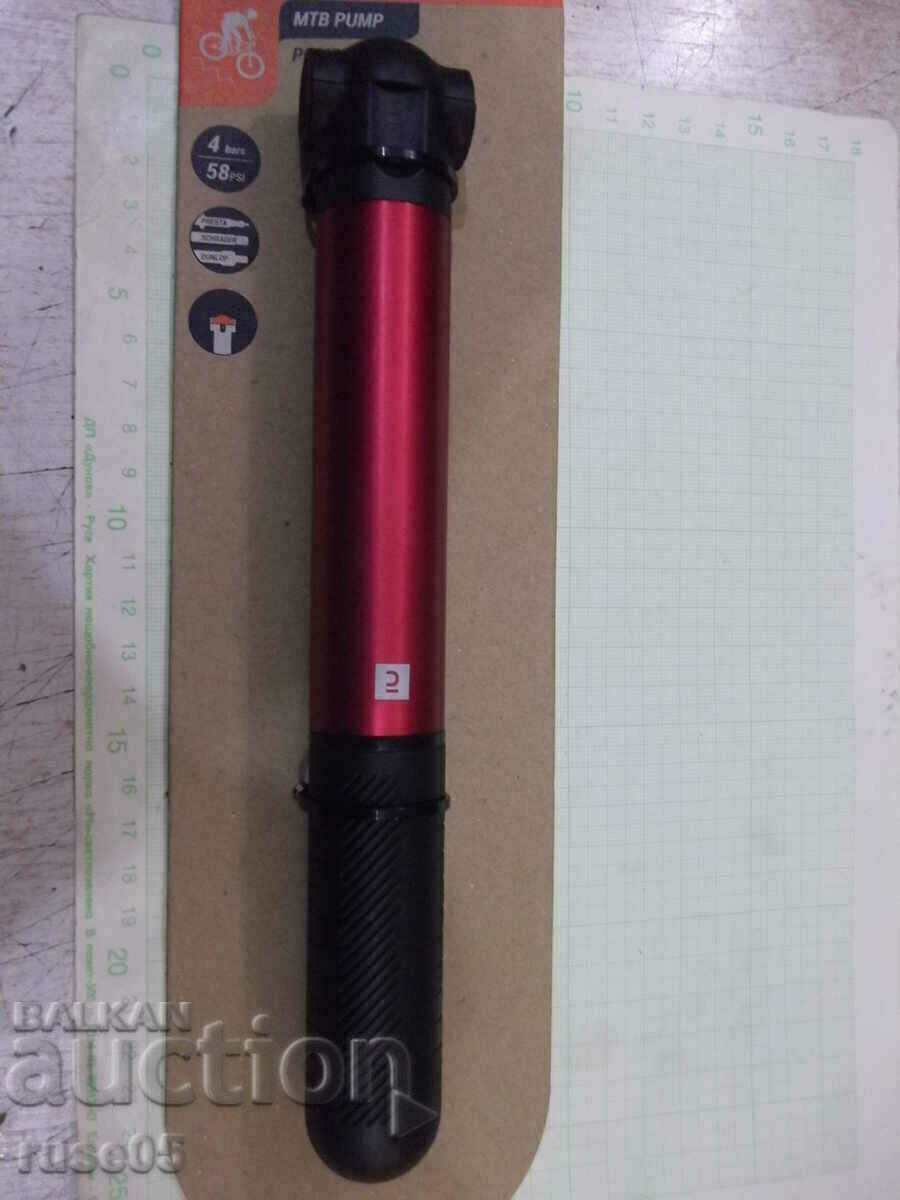 Hand pump for mountain bike red new with price 20.00 BGN | € 10.23 Hand pump for mountain bike red new with price 20.00 BGN | € 10.23