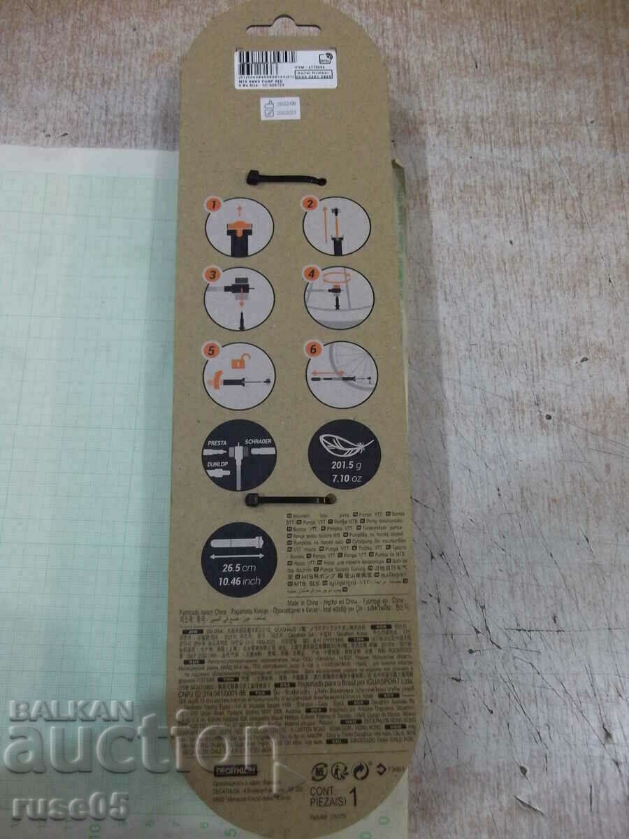 Hand pump for mountain bike red new - 5 Hand pump for mountain bike red new - 5