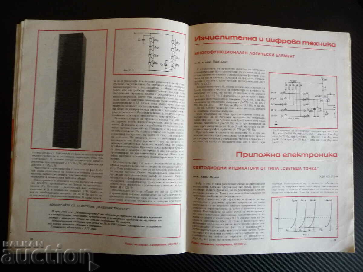 Auction Radio TV electronics 10/83 luminous dot diodes HI FI Auction Radio TV electronics 10/83 luminous dot diodes HI FI