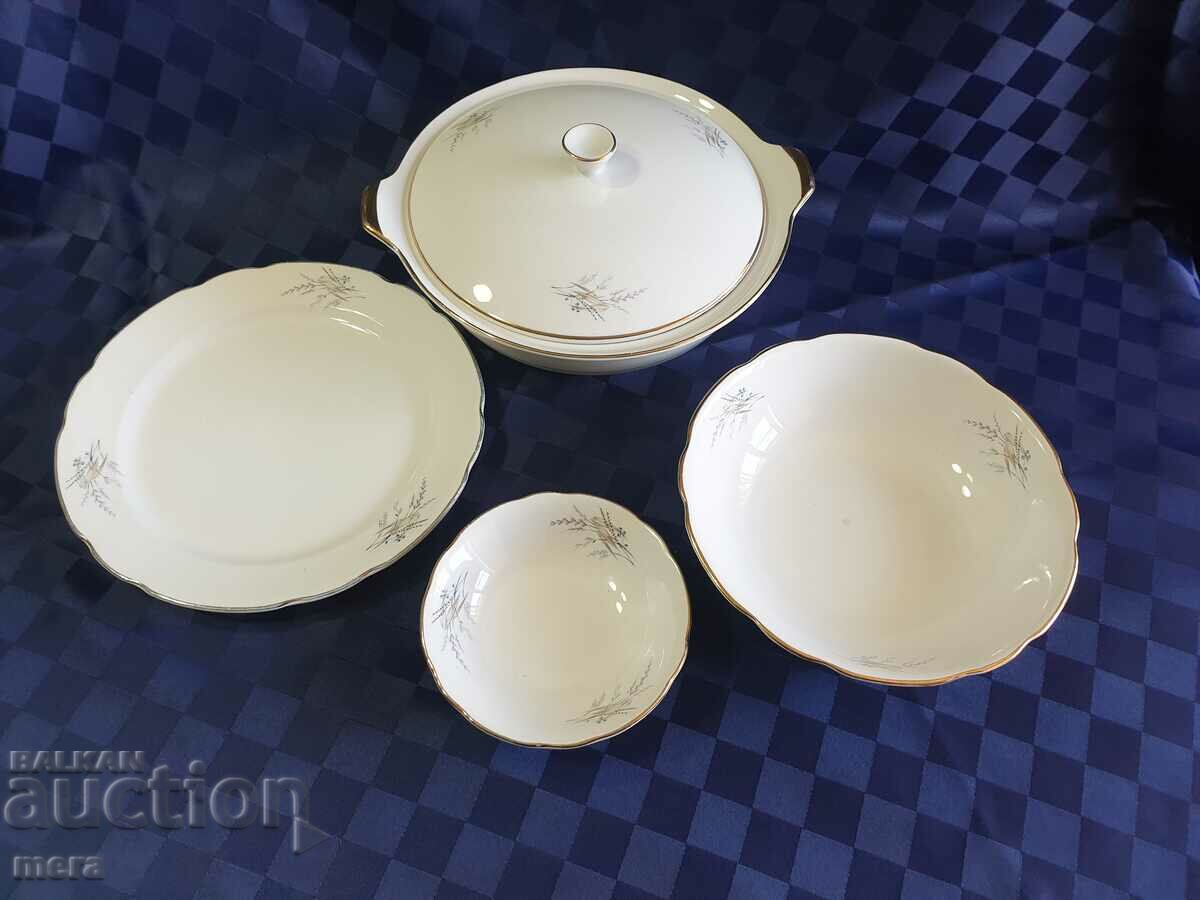 Set of porcelain dishes - Ragnossin treviso italy terragli with price 85.00 BGN | € 43.46 Set of porcelain dishes - Ragnossin treviso italy terragli with price 85.00 BGN | € 43.46