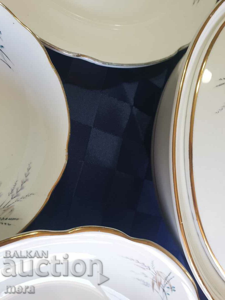 Set of porcelain dishes - Ragnossin treviso italy terragli - 6 Set of porcelain dishes - Ragnossin treviso italy terragli - 6