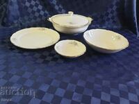 Set of porcelain dishes - Ragnossin treviso italy terragli