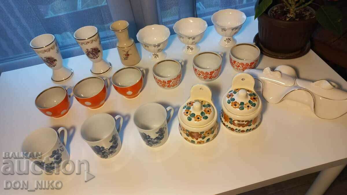 Russian, Bulgarian, French, German, Czech, Japanese porcelain - 7 Russian, Bulgarian, French, German, Czech, Japanese porcelain - 7