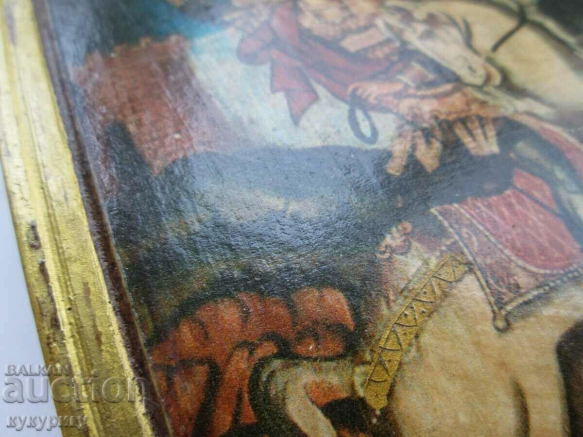 Delivery of Old small icon of St. George the Victorious