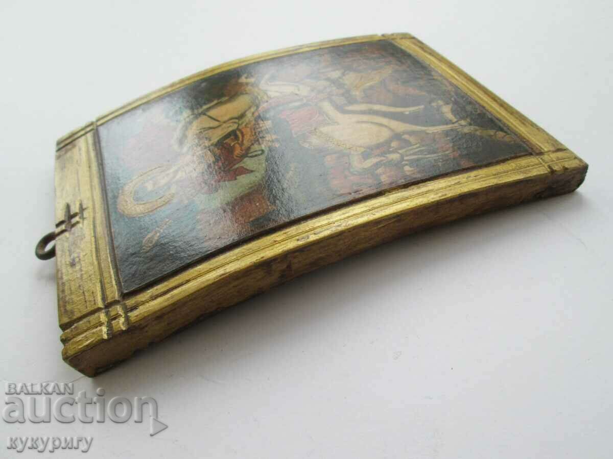 Old small icon of St. George the Victorious - 7