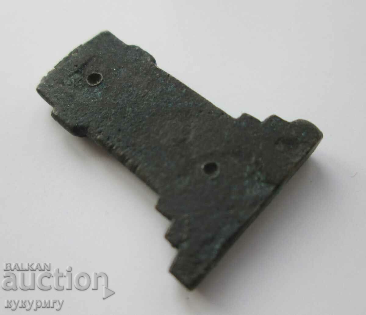 Auction  Old part of a pennant from the sign of the Law badge from the Kingdom of Bulgaria