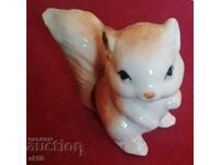 Squirrel - old porcelain figurine.