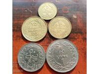 Ливан сет 5 пиастра - 1 ливра 1970/78 - качество