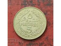 Lebanon 5 piastres 1972