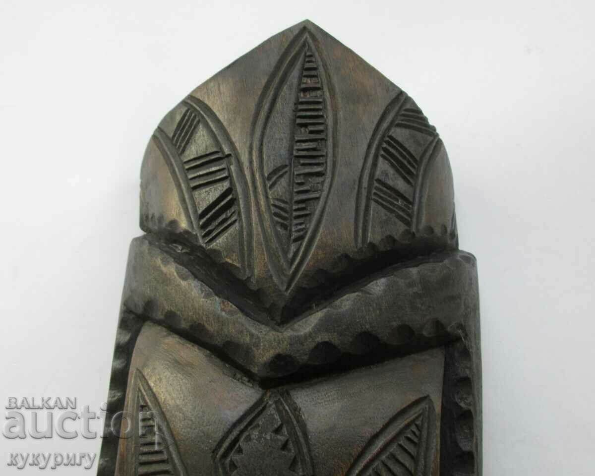 Old wooden mask figure for wall handmade decoration with price 75.00 BGN | € 38.35 Old wooden mask figure for wall handmade decoration with price 75.00 BGN | € 38.35