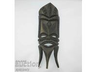 Old wooden mask figure for wall handmade decoration