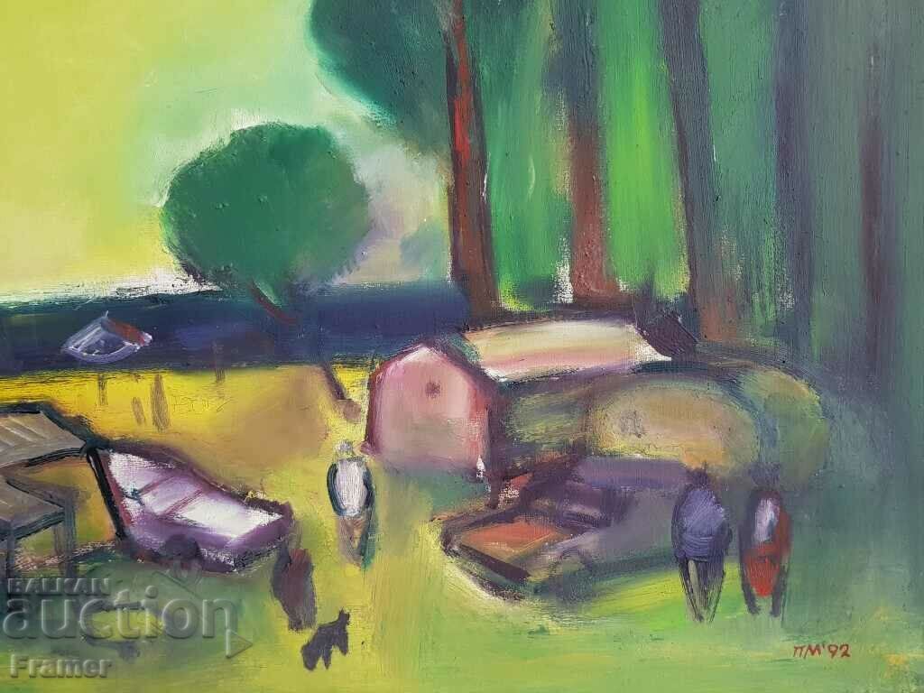 Petar Marangozov Near Kiten 1992 oil painting - 5 Petar Marangozov Near Kiten 1992 oil painting - 5