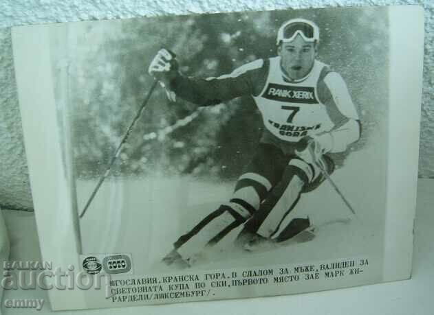 Fotografie veche - Marc Girardelli, Cupa Mondială de schi
