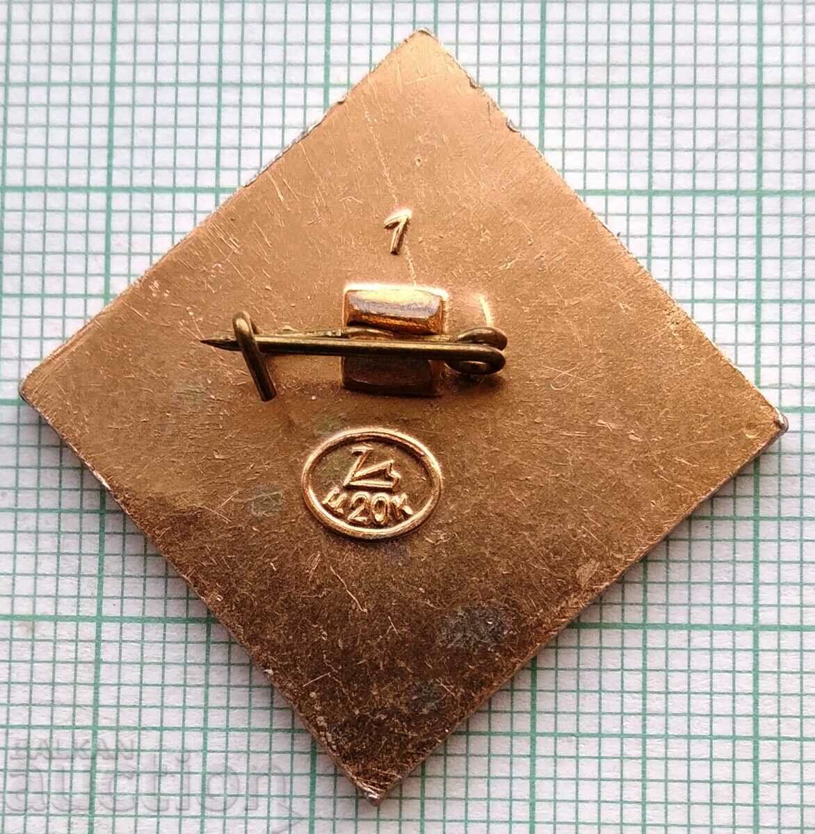 11904 Badge - Salyut 6 orbital station with price 5.00 BGN | € 2.56