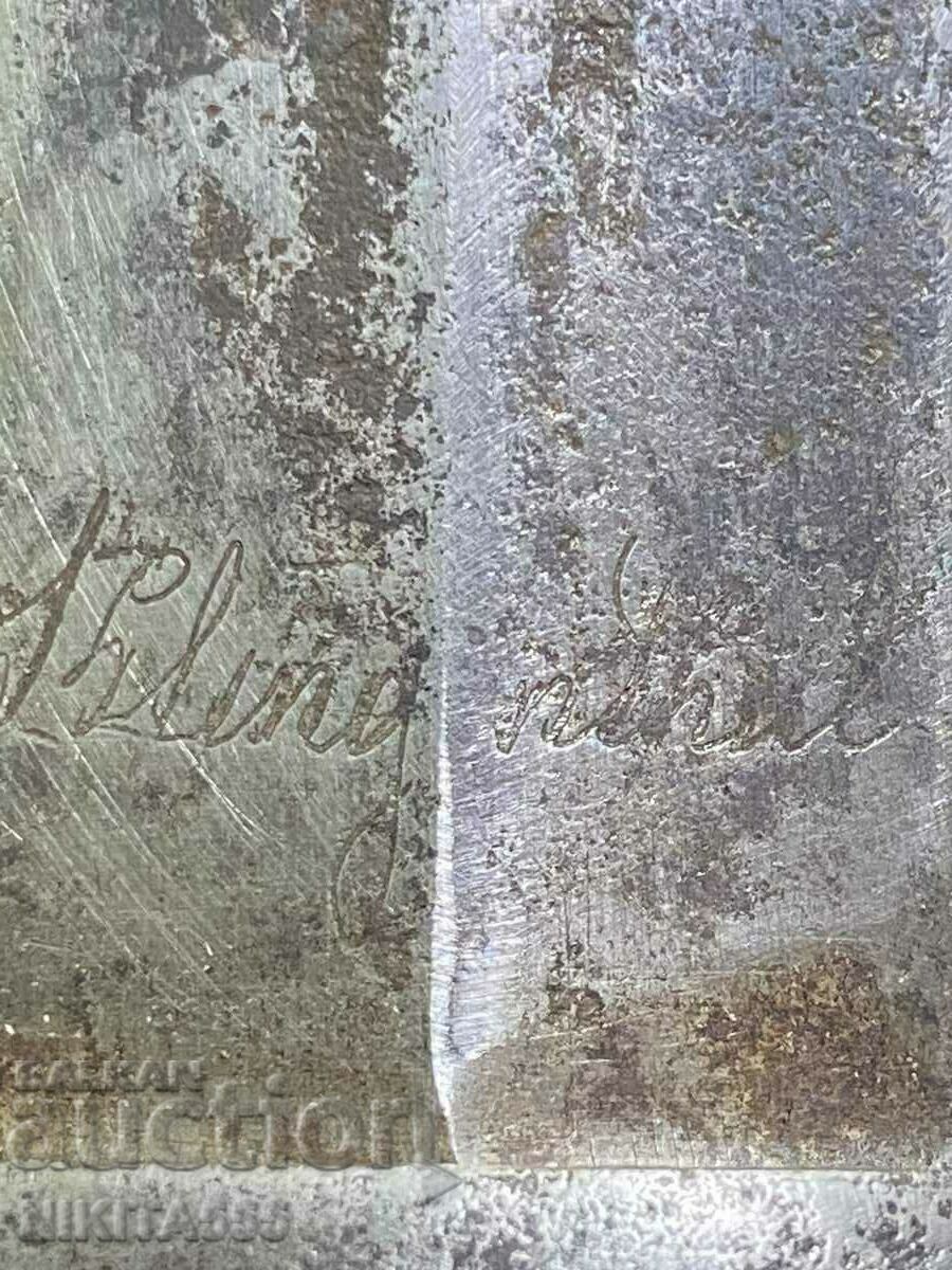 Παλιό γερμανικό κυνηγετικό μαχαίρι, στιλέτο, στιλέτο τύπου Hirschfanger - 7 Παλιό γερμανικό κυνηγετικό μαχαίρι, στιλέτο, στιλέτο τύπου Hirschfanger - 7