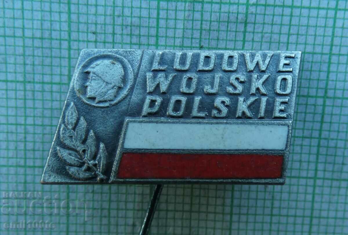 Значка- Полска Народна Армия Ludowe Wojsko Polskie Полша