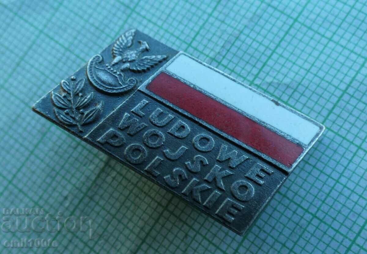 Licitație Insigna - Armata Populară Poloneză Ludowe Wojsko Polskie Polonia