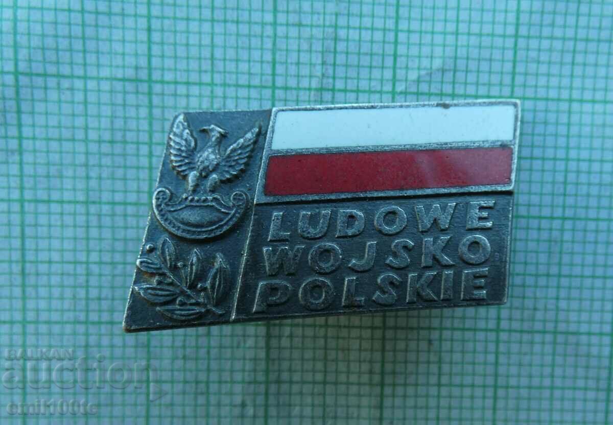 Insigna - Armata Populară Poloneză Ludowe Wojsko Polskie Polonia